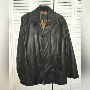 J. Crew Men's S Black Leather Jacket